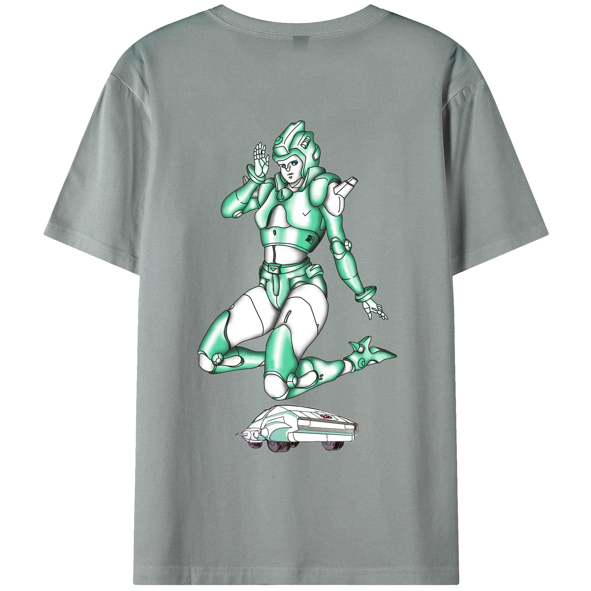 （画像用）  綿100％ メンズ半袖Tシャツ（バックプリント） 通気性